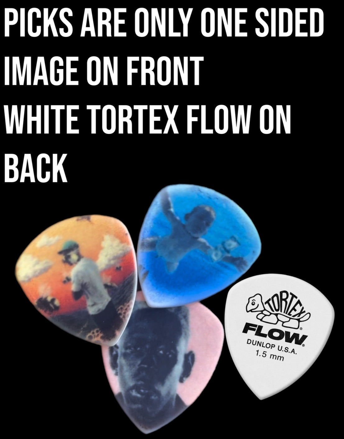 Customize 6 Picks With Your Images/ Preferred Albumns